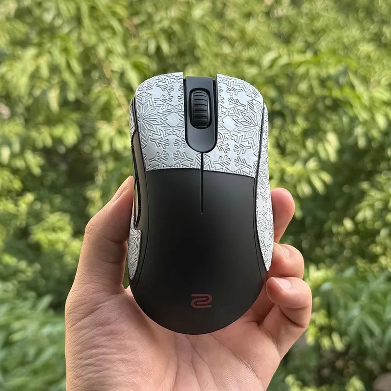 1 Set Meow Gaming Ultraglide Mouse Anti Slip Sticker For ZOWIE EC3DW EC3-DW Non-Slip Anti Sweat Tape Ultrathin Snowflake Lizard