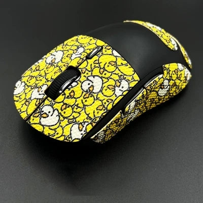 1 Set 6D Diamond Texture Mouse Anti Slip Sticker For AJazz AJ199 Anti Sweat Stickers Tape Non-slip Suede