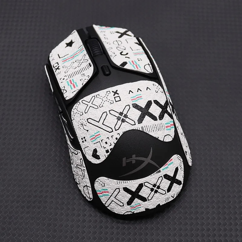 1 Set Mouse Anti Slip Grip Sticker For HYPERX Pulsefire Haste 2 Mice Non-Slip Anti Sweat Tape Ultrathin Full Cover