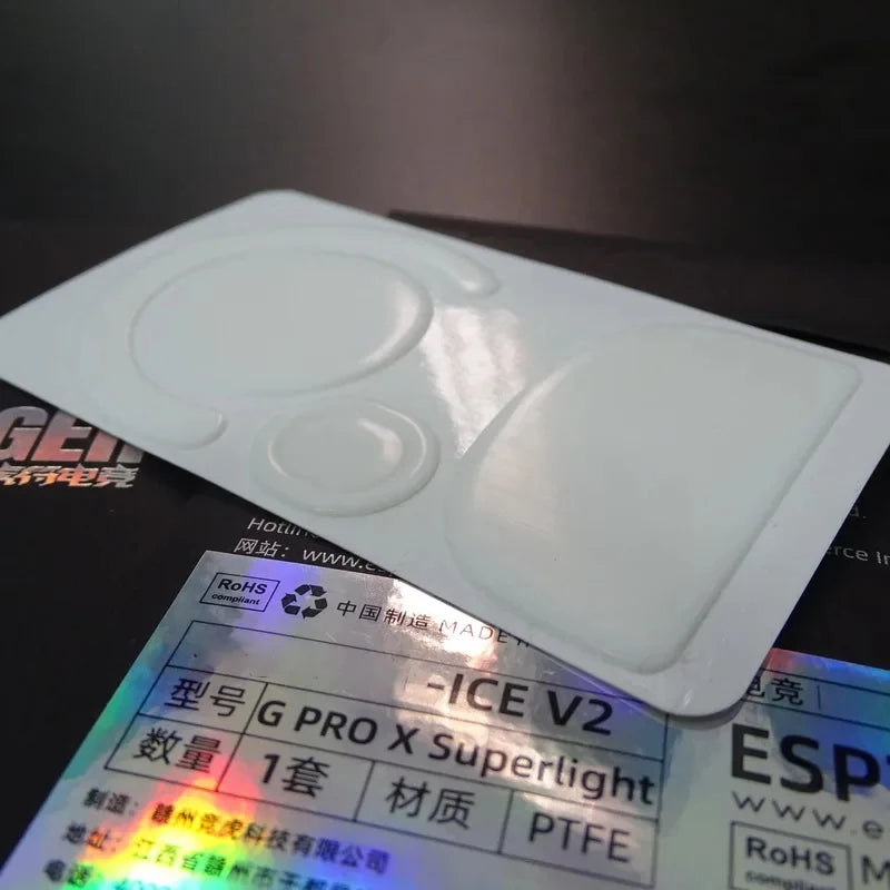 1 Pack Esports Tiger ICE V2 Mouse Skates Mouse Feet For G PRO X Superlight GPX / G PRO Wireless GPW GPX2 DEX Arc Mouse glides