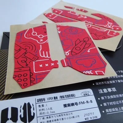 1 Pack Mouse Anti Slip Sticker For Razer Viper Wired/Viper Ultimate/Viper Mini Anti Sweat Tape Non-slip Stickers