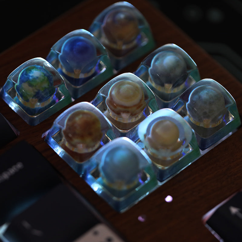 3D Printing Keycaps 8 Planets