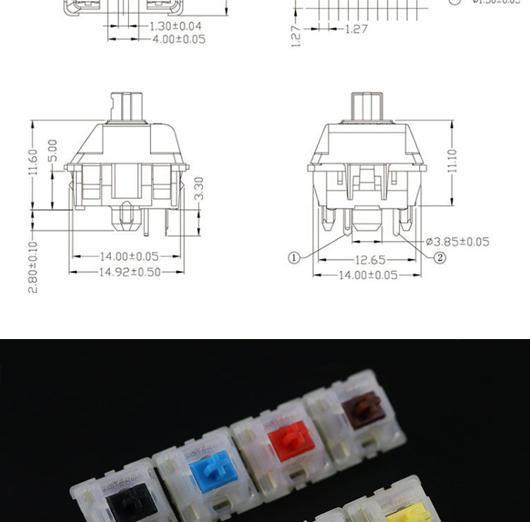 Gateron Milky Switches