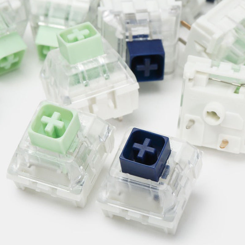 Kailh Box Navy Jade White Clicky Switches