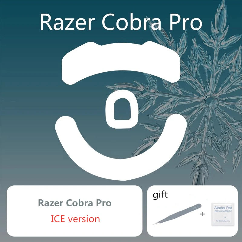 1 Set Ultraglide PTFE Mouse Skates For Razer Cobra Pro Control Speed Mouse Feet ICE Version Mice Glides