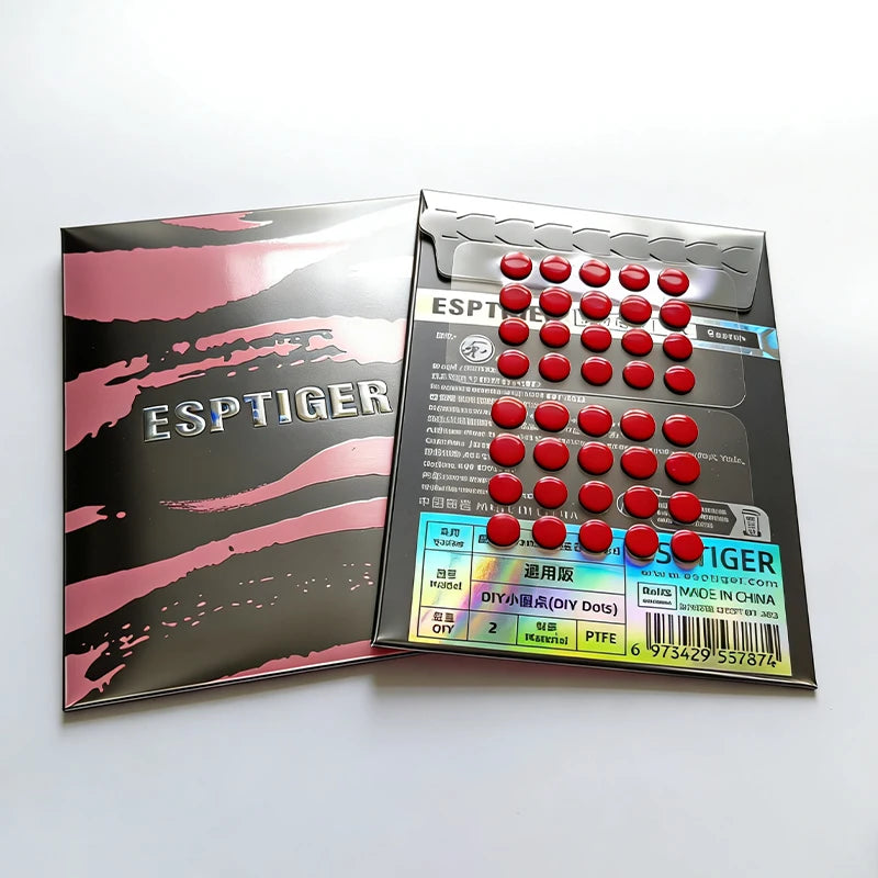 40PCE/Set Esports Tiger PTFE Small Round Dots Mouse Skates Mice Feet Glides For Cloth Hard Glass Mouse Pads