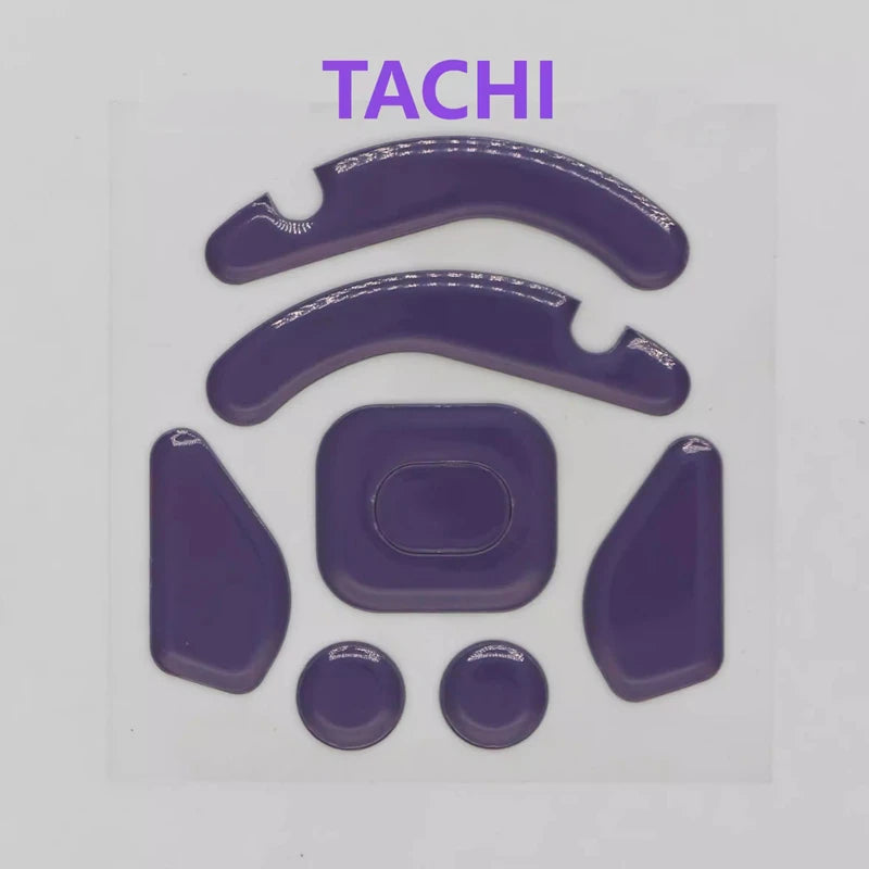 1 Set PTFE Anti-Collapse Arc-Edged Mouse Skate For Lamzu Paro Maya Tachi Similar To Obsidian Air Purple Haze Mouse Feet Glides