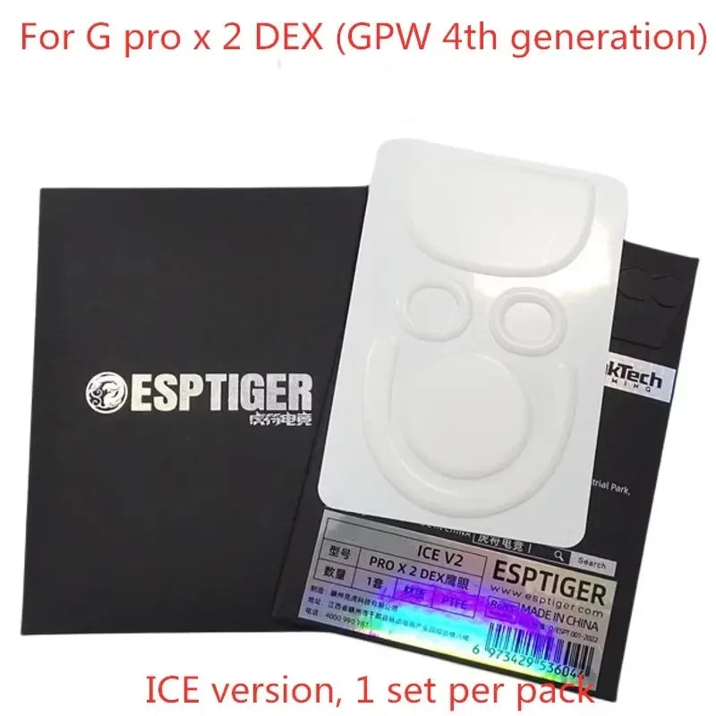 1 Pack Esptiger Mouse Skates Feet For G PRO X Superlight GPX 2 GPW 1st 2nd 3rd 4th Generation 2C White Arc 2.0 ICE Mouse glides