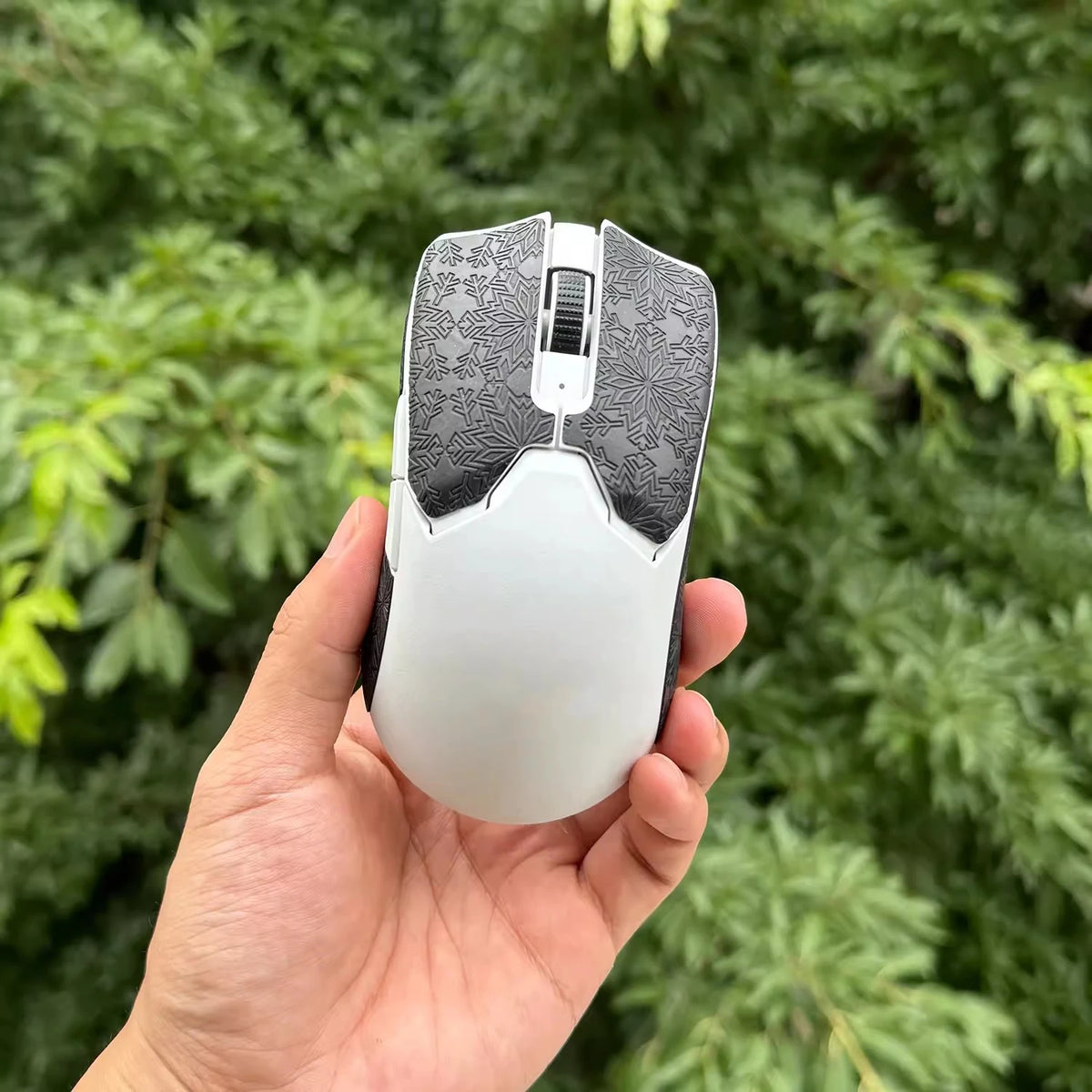 1 Set Ultraglide Mouse Anti Slip Sticker For RAZER Viper V2 Pro Mice Non-Slip Anti Sweat Tape Ultrathin Snowflake Texture