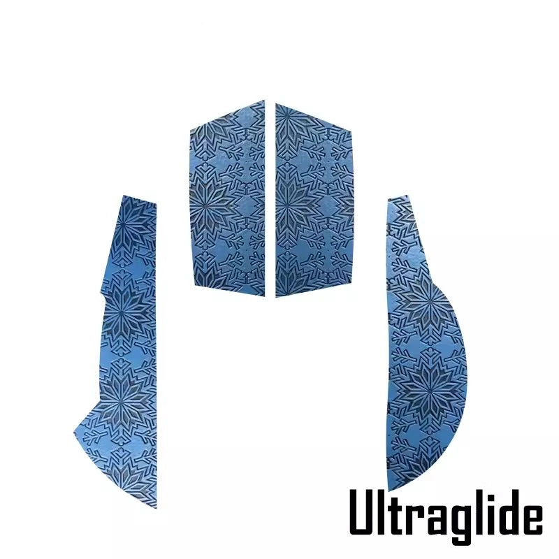 1 Set Ultraglide Mouse Anti Slip Sticker For Darmoshark M3 N3 Non-Slip Anti Sweat Tape Ultrathin Snowflake Texture