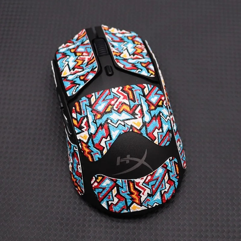 1 Set Mouse Anti Slip Grip Sticker For HYPERX Pulsefire Haste 2 Mice Non-Slip Anti Sweat Tape Ultrathin Full Cover