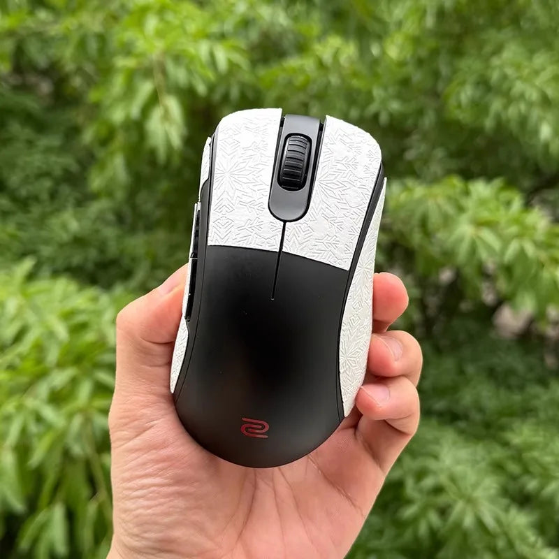 1 Set Meow Gaming Ultraglide Mouse Anti Slip Sticker For ZOWIE EC3DW EC3-DW Non-Slip Anti Sweat Tape Ultrathin Snowflake Lizard