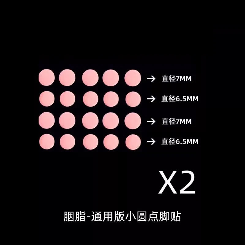 40PCE/Set Esports Tiger PTFE Small Round Dots Mouse Skates Mice Feet Glides For Cloth Hard Glass Mouse Pads