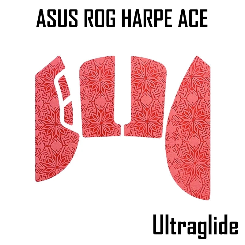 1 Set Ultraglide Mouse Anti Slip Sticker For ROG Harpe Ace X AimLab Anti Sweat Stickers Tape Non-slip Snowflake Wear-resistant