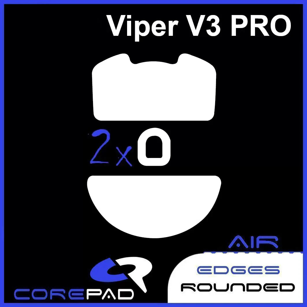 2 Sets Original Corepad Air Pro Ctrl Mouse Skates For Razer Viper Deathadder V4 V3 Pro Mini SE Esports Smooth Control PTFE Glide