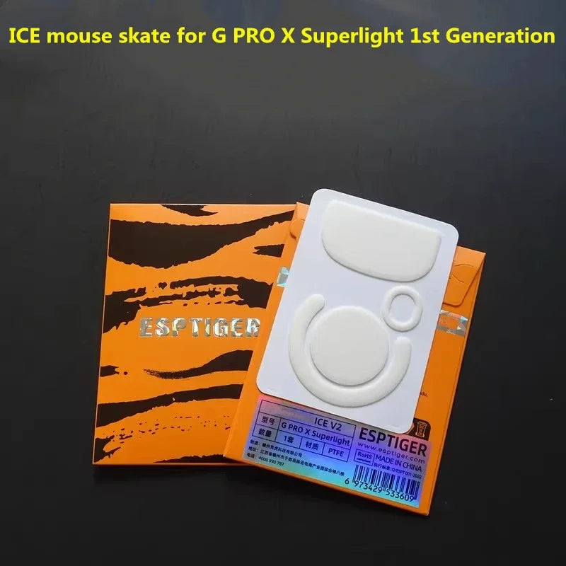 1 Pack Esptiger Mouse Skates Feet For G PRO X Superlight GPX 2 GPW 1st 2nd 3rd 4th Generation 2C White Arc 2.0 ICE Mouse glides