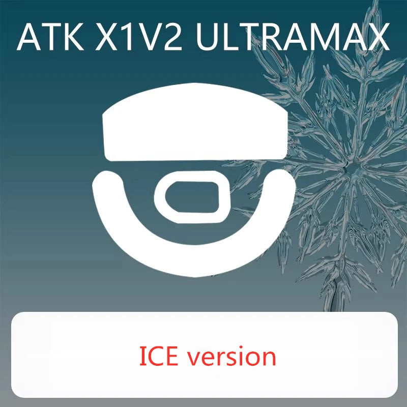 1 Set Meow Gaming Gear MGG Ultraglide Mouse Skates For ATK X1V2 ULTRAMAX Brake Silence Speed Control Feet ICE Glides PTFE