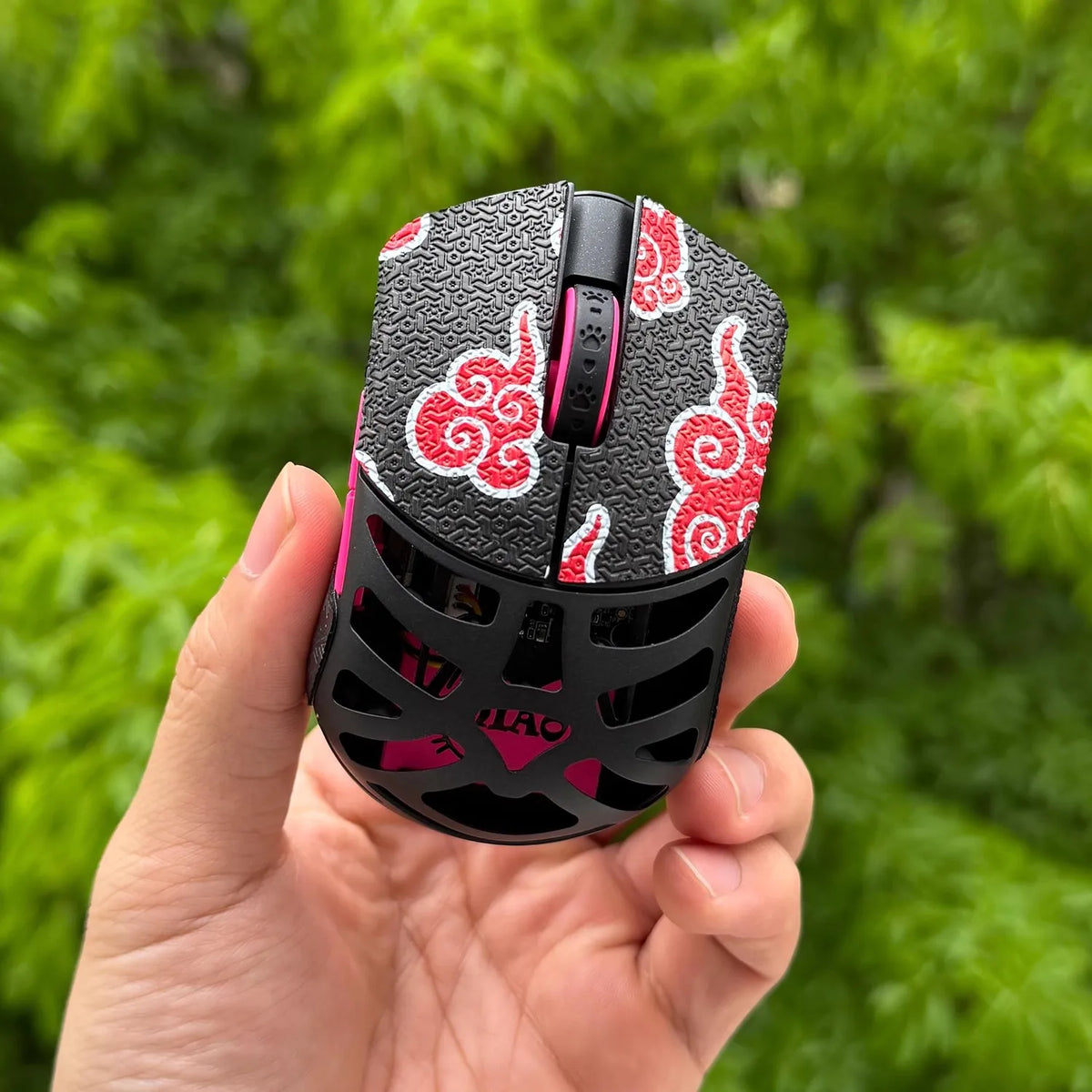 1 Set Ultraglide Mouse Anti Slip Sticker For Wlmouse Beast Miao Non-Slip Anti Sweat Tape Ultrathin Snowflake Lizard Texture