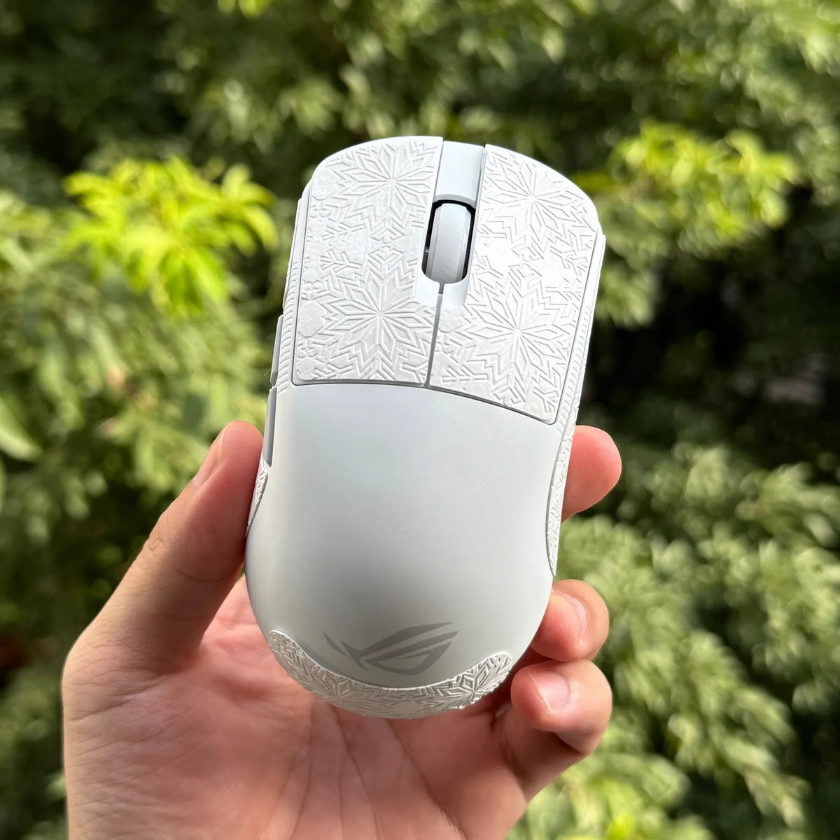 1 Set Ultraglide Mouse Anti Slip Sticker For ASUS ROG Harpe ACE MINI Non-Slip Anti Sweat Tape Ultrathin Snowflake Lizard Texture