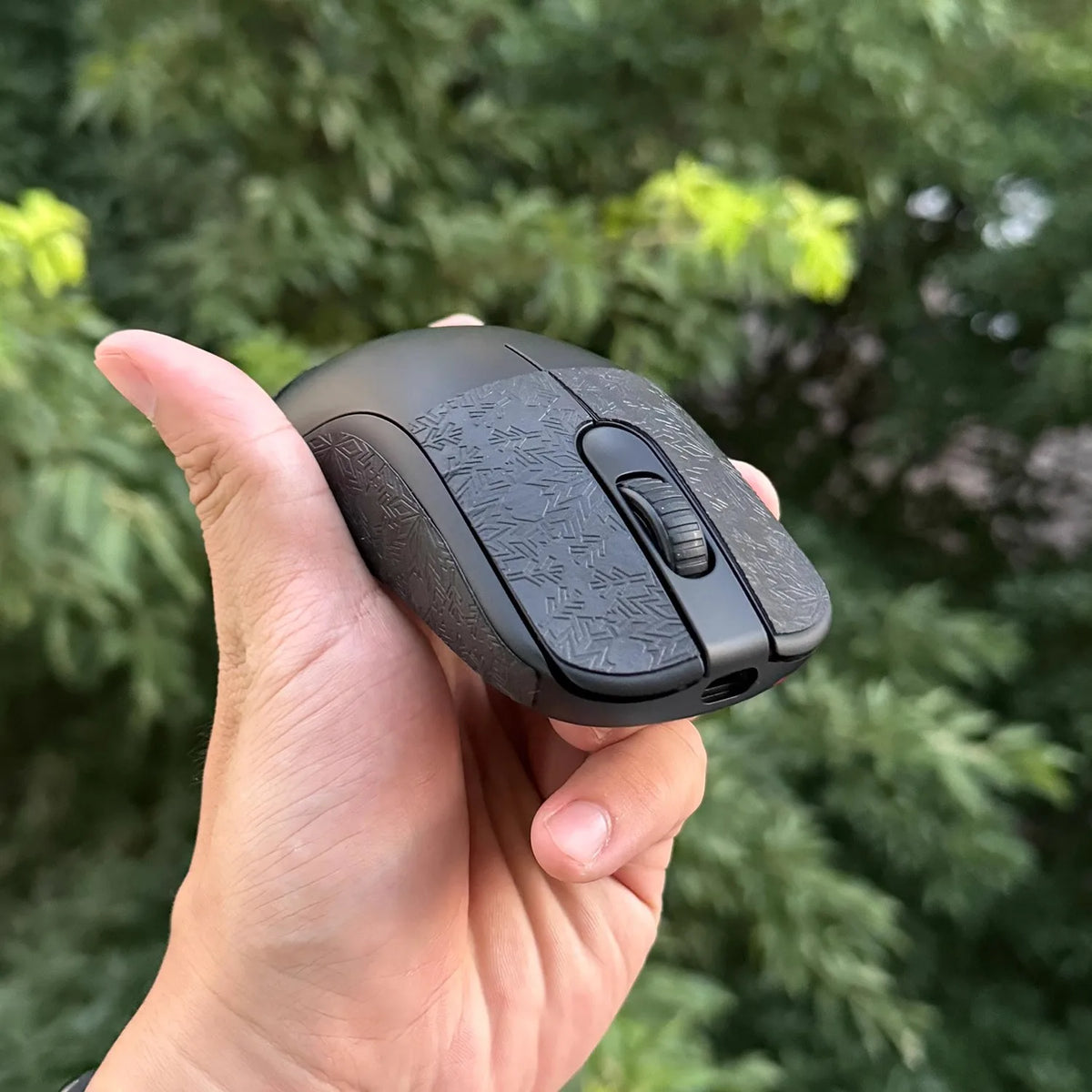 1 Set Ultraglide Mouse Anti Slip Sticker For Zowie FK2-DW Non-Slip Anti Sweat Tape 010 Ultrathin Snowflake Lizard Texture