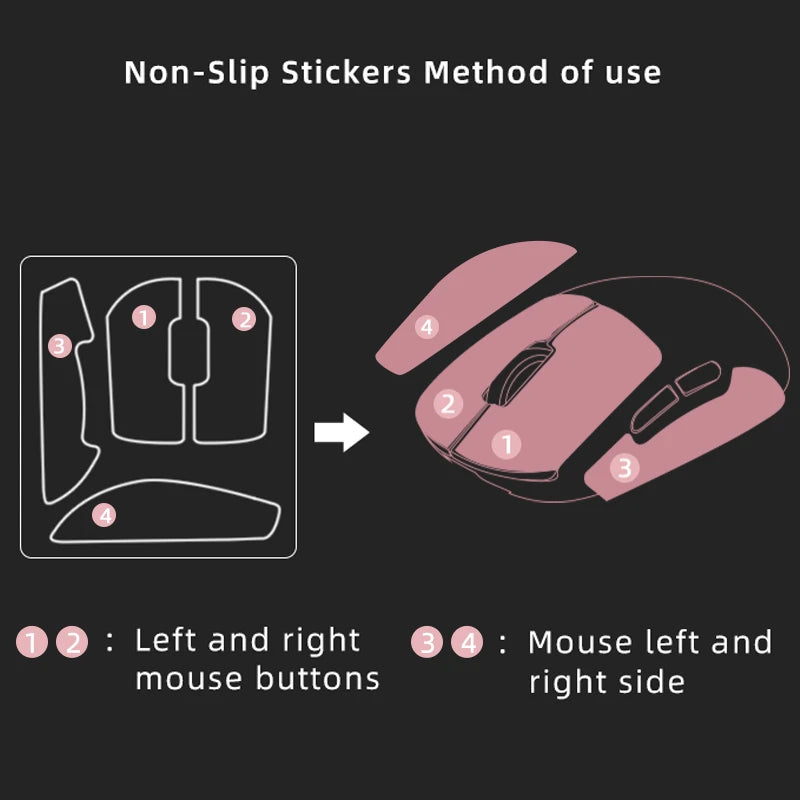 1 Pack Original ESPTIGER Mouse Non-slip Stickers For Logitech G Pro Wireless GPW G Pro X Superlight Mice Anti Slip
