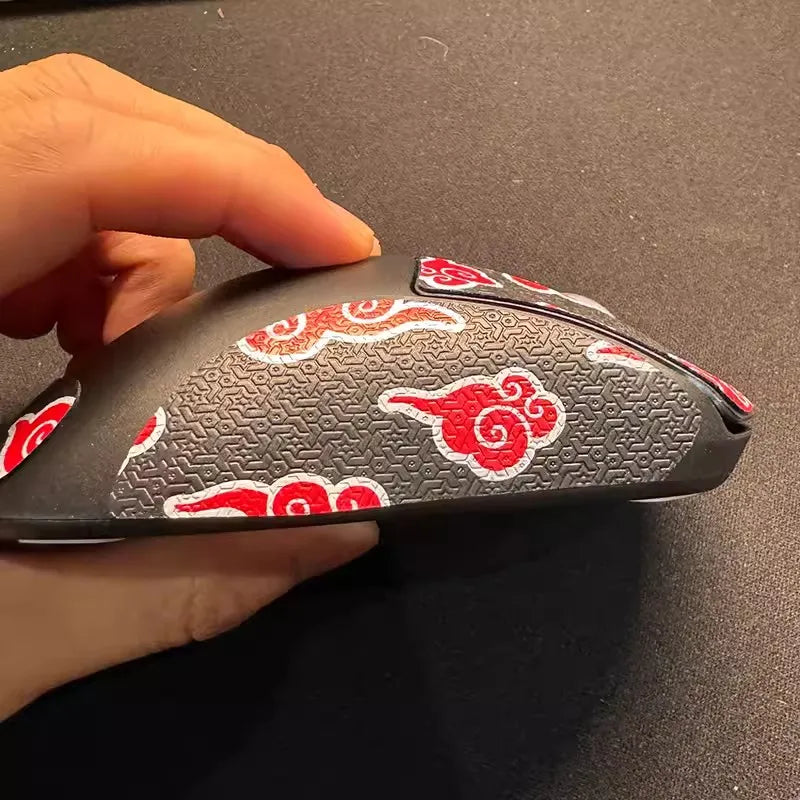 1 Set Ultraglide Mouse Anti Slip Sticker For ROG Keris 2 ACE Non-Slip Anti Sweat Tape Ultrathin Snowflake Lizard Texture