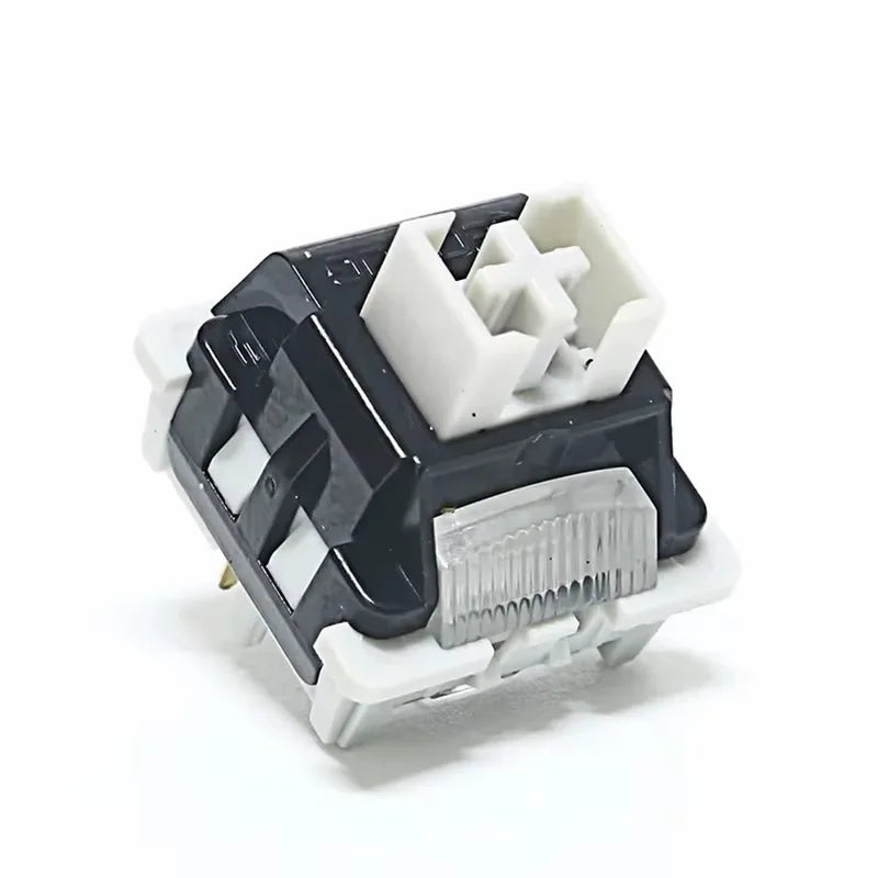 LEOBOG GrayWood V4 Switch Linear POM HIFI Switches For Custom Mechanical Keyboard KIT 5Pin With Light Guide Column DIY GMK67