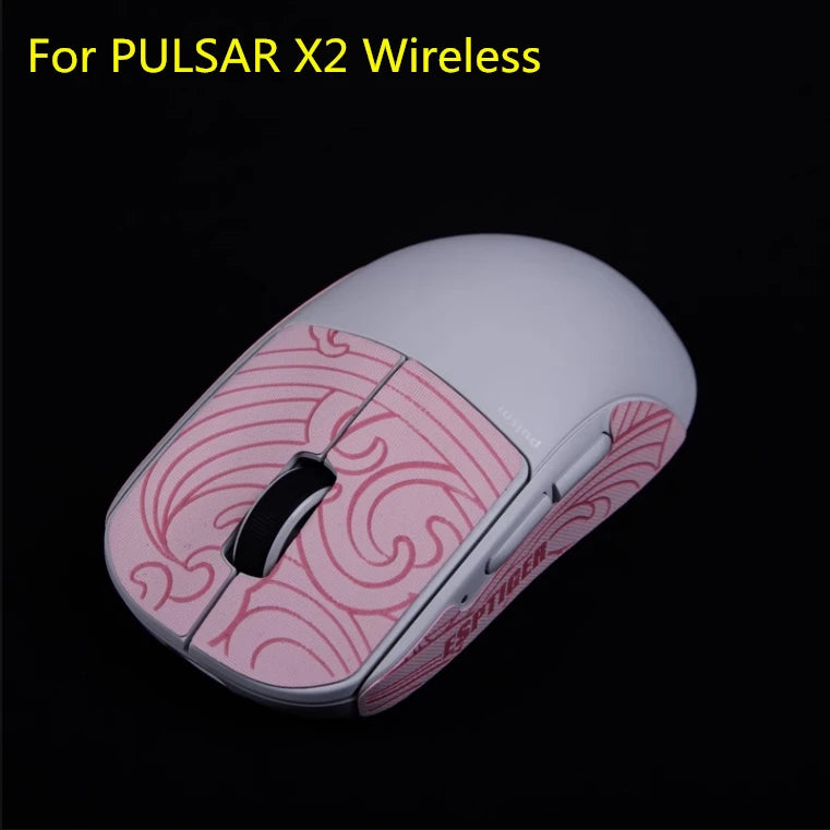 1 Pack Esports Tiger Ying Series Mouse Anti Slip Sticker For PULSAR X2 Wireless X2 mini Mice Non-Slip Anti Sweat Tape