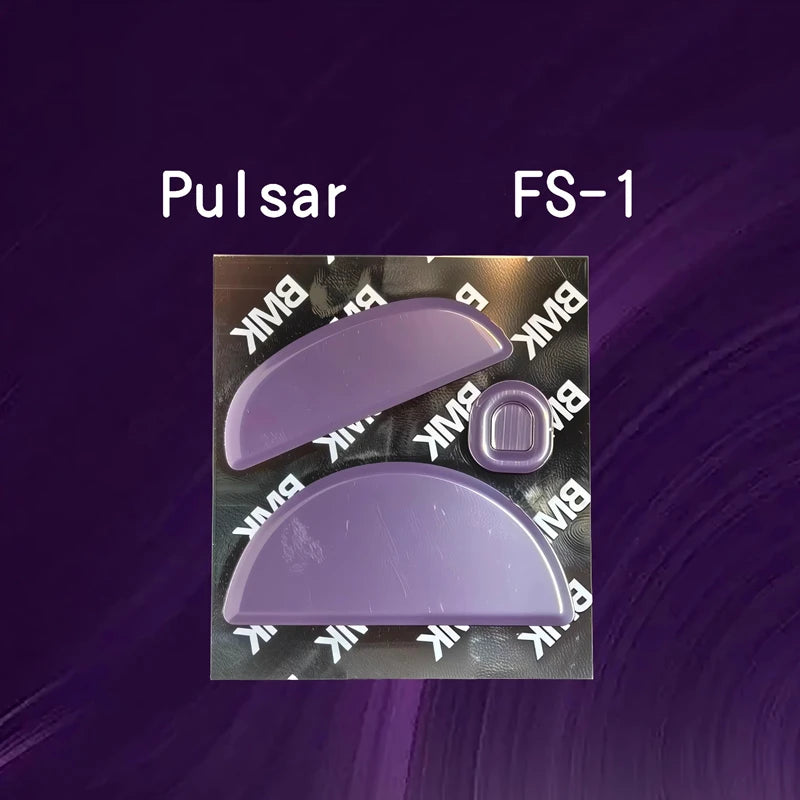 1 Set PTFE Anti-Collapse Arc-Edged Mouse Skate For Pulsar FS1 FS-1 Similar To Obsidian Air Purple Haze Mouse Feet Glides