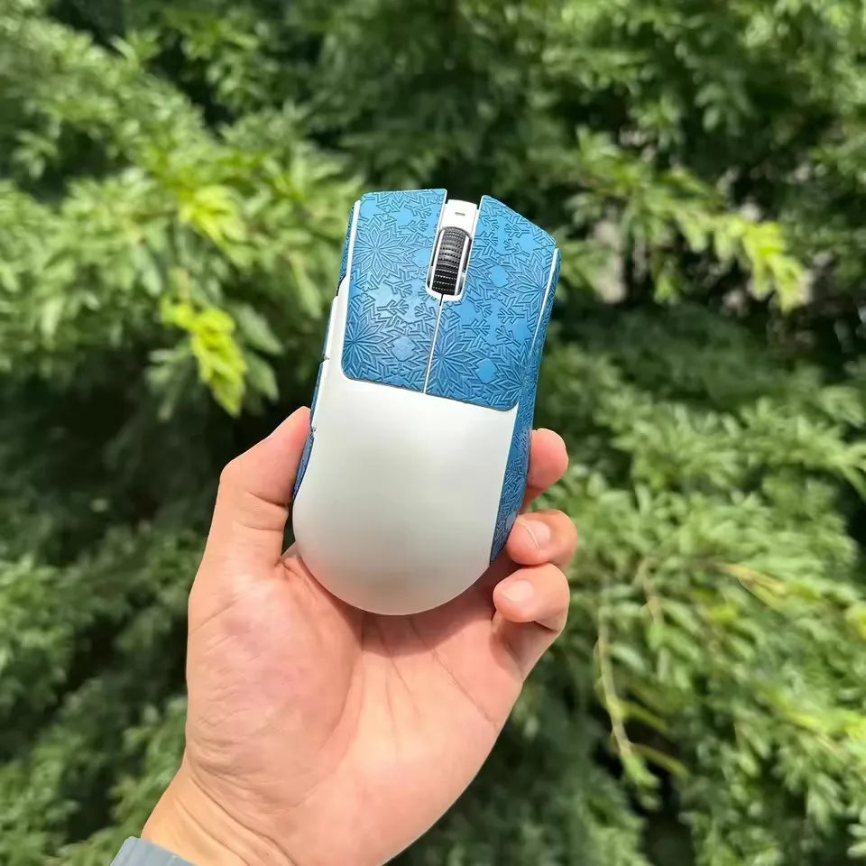 1 Set Meow Gaming Gear Ultraglide Mouse Anti Slip Grip Sticker For ATK U2 MINI Non-Slip Anti Sweat Tape Ultrathin Snowflake