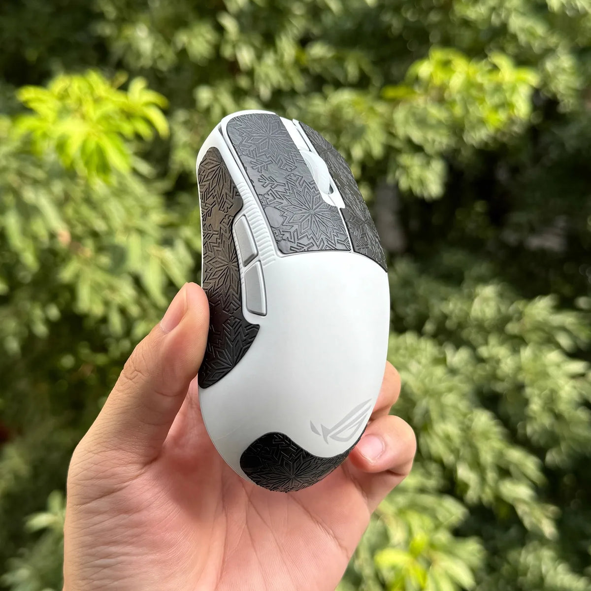 1 Set Ultraglide Mouse Anti Slip Sticker For ASUS ROG Harpe ACE MINI Non-Slip Anti Sweat Tape Ultrathin Snowflake Lizard Texture
