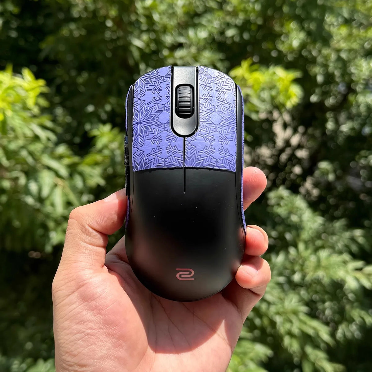 1 Set Ultraglide Mouse Anti Slip Sticker For Zowie ZA13-DW Wireless Non-Slip Anti Sweat Tape Ultrathin Snowflake Lizard Texture