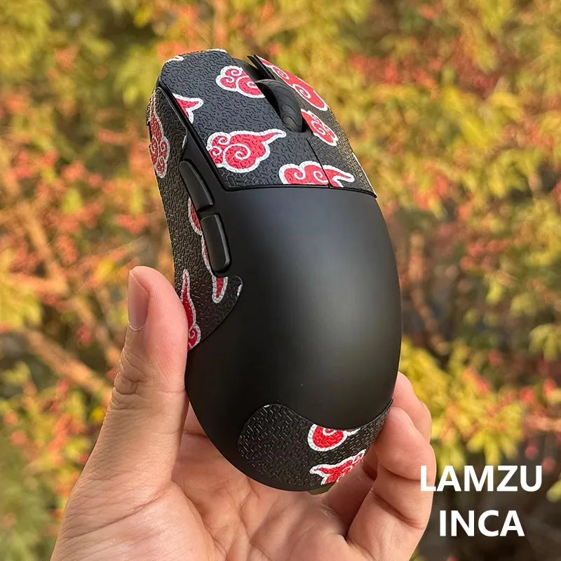 1 Set Ultraglide Mouse Anti Slip Sticker For LAMZU INCA Non-Slip Anti Sweat Tape Ultrathin Snowflake Lizard Texture