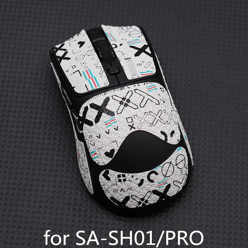 1 Set Mouse Anti Slip Grip Sticker For RAWM SH01 SA-SH01 Pro MH01 SA-MH01 Mice Non-Slip Anti Sweat Tape Exquisite Texture