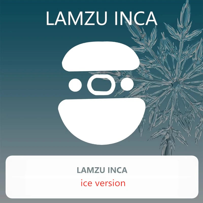 1 Set Ultraglide Mouse Skates For LAMZU INCA Brake Control Speed Silence Feet ICE Version Mice Glides PTFE Feet 0.75mm