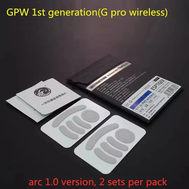1 Pack Esptiger Mouse Skates Feet For G PRO X Superlight GPX 2 GPW 1st 2nd 3rd 4th Generation 2C White Arc 2.0 ICE Mouse glides