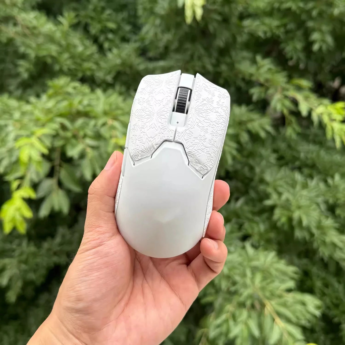 1 Set Ultraglide Mouse Anti Slip Sticker For RAZER Viper V2 Pro Mice Non-Slip Anti Sweat Tape Ultrathin Snowflake Texture