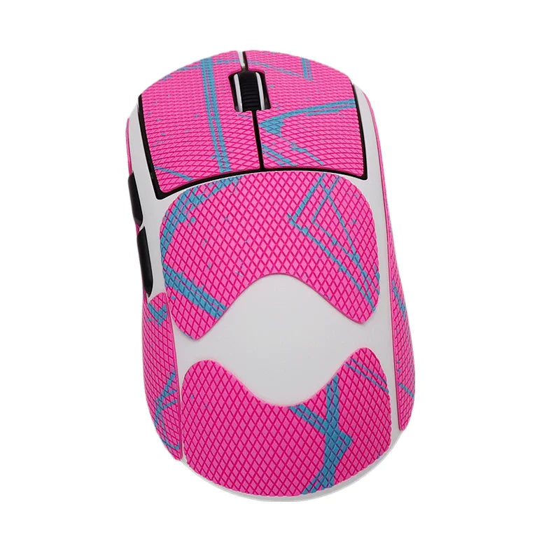 1 Set High-Quality Polyurethane Sweat-Absorbent Mouse Anti Slip Grips Tape Sticker For AULA Kunlun X5 Tri-Mode Wireless Mouse