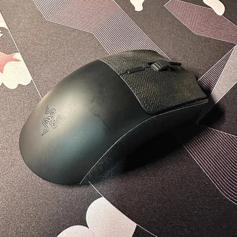 1 Set Ultraglide Mouse Anti Slip Sticker For RAZER Viper V3 HyperSpeed Mice Non-Slip Anti Sweat Tape Ultrathin Lizard Snowflake