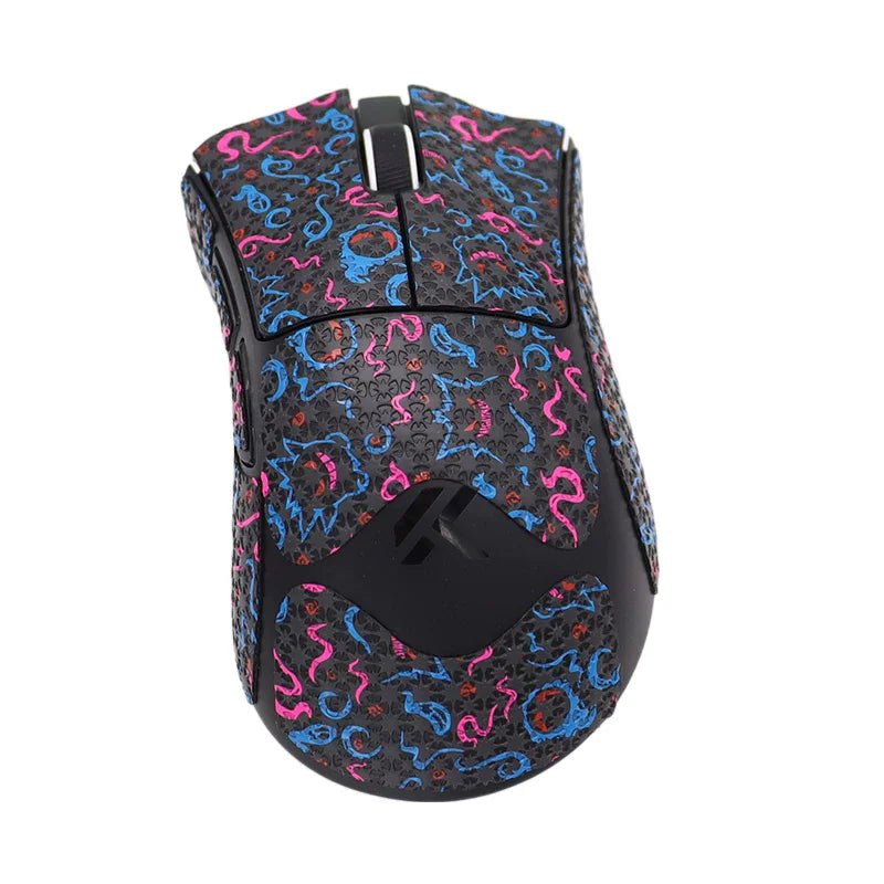 1 Set High-Quality Polyurethane Sweat-Absorbent Mouse Anti Slip Grips Tape Sticker For MCHOSE V7