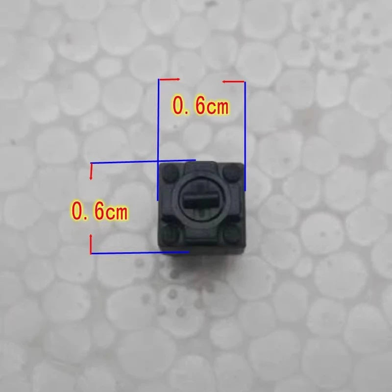 2pcs/pack Original TTC Square 2 Pins Mouse Micro Switch 6*6*7.5mm 6*6*5.2mm Micro Switches For Razer Deathadder Middle Button
