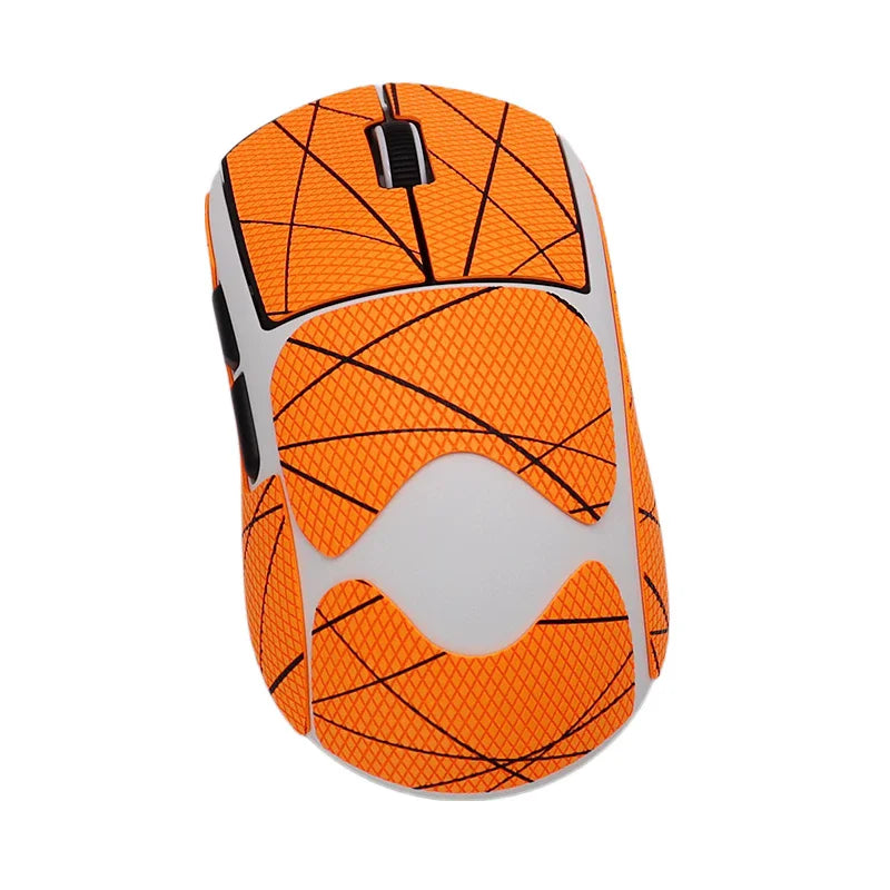 1 Set High-Quality Polyurethane Sweat-Absorbent Mouse Anti Slip Grips Tape Sticker For AULA Kunlun X5 Tri-Mode Wireless Mouse