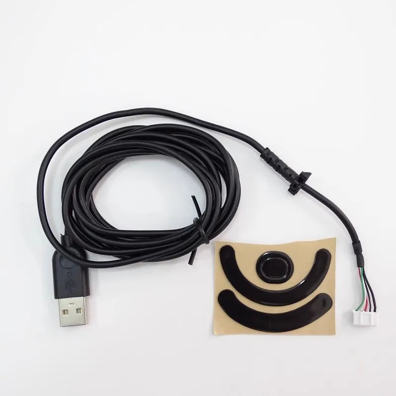 1 Piece Original USB Mouse Cable For Logitech G102 G100 GPRO X Superlight G300S G400S G302 G303 G100S G403 GPW Free Mouse Skates