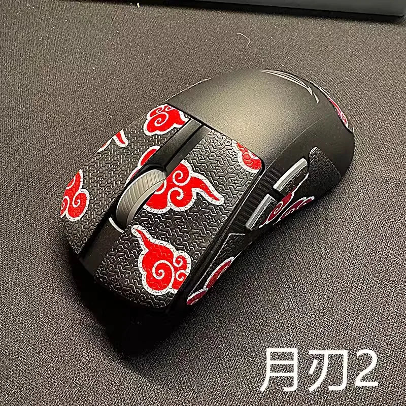 1 Set Ultraglide Mouse Anti Slip Sticker For ROG Keris 2 ACE Non-Slip Anti Sweat Tape Ultrathin Snowflake Lizard Texture