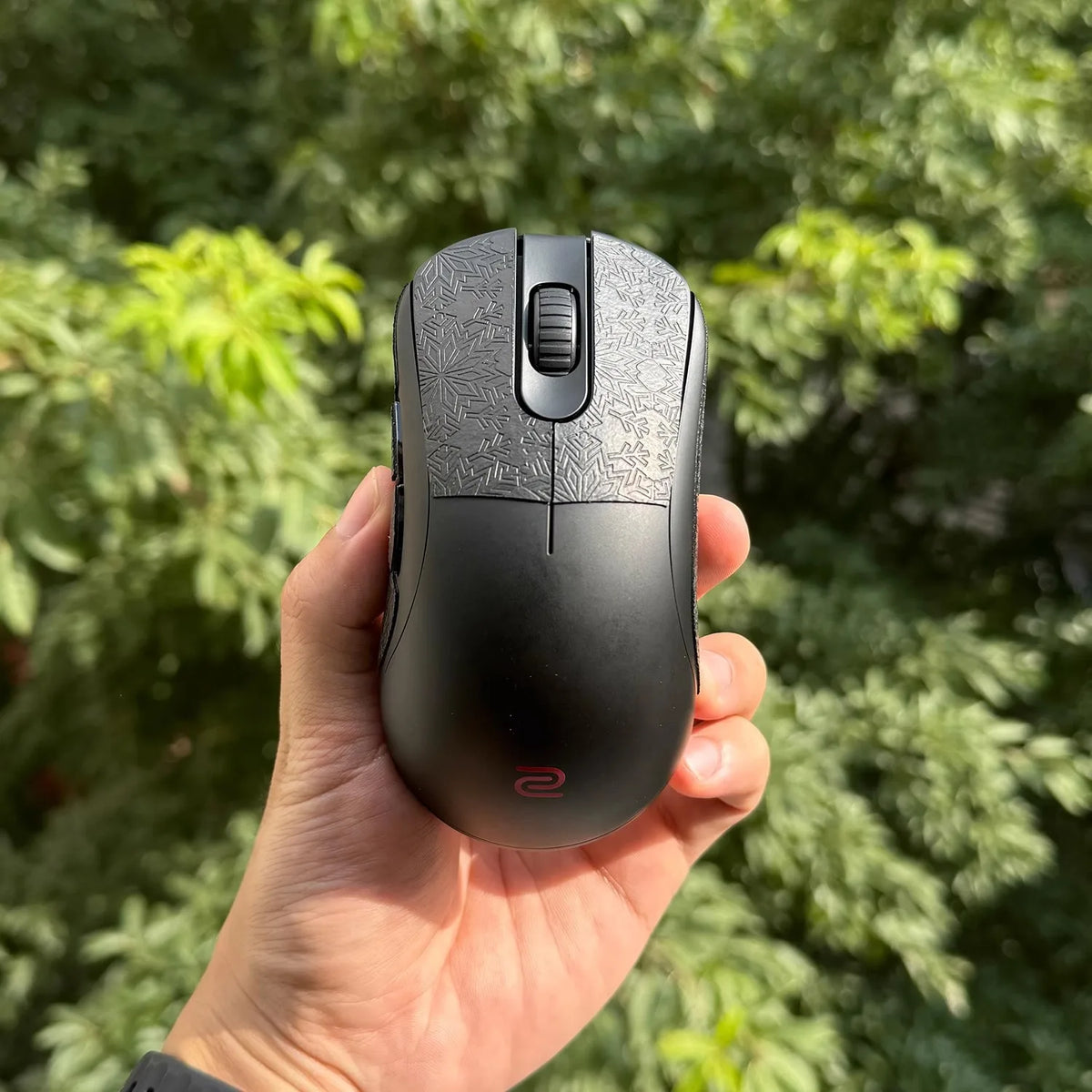 1 Set Ultraglide Mouse Anti Slip Sticker For Zowie ZA13-DW Wireless Non-Slip Anti Sweat Tape Ultrathin Snowflake Lizard Texture