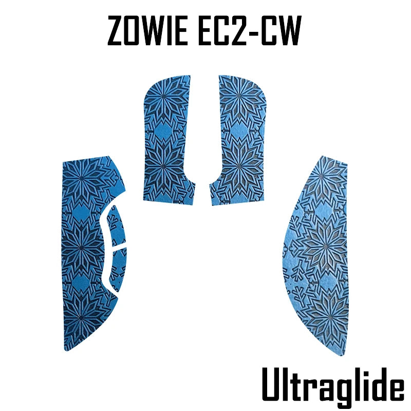 1 Set Mouse Anti Slip Sticker For Zowie EC2-CW EC3-CW Anti Sweat Stickers Tape Non-slip Snowflake Thin Version Wear-resistant