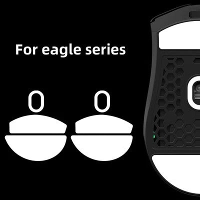 Original Mouse Skates For Ironcat Incott Mini Gpro Eagle Two Zero Pro Series Mice Glide Feet White PTFE From Esport Tiger