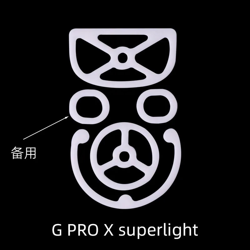 1 Pack Esports Tiger ICE V2 Mouse Skates Mouse Feet For G PRO X Superlight GPX / G PRO Wireless GPW GPX2 DEX Arc Mouse glides