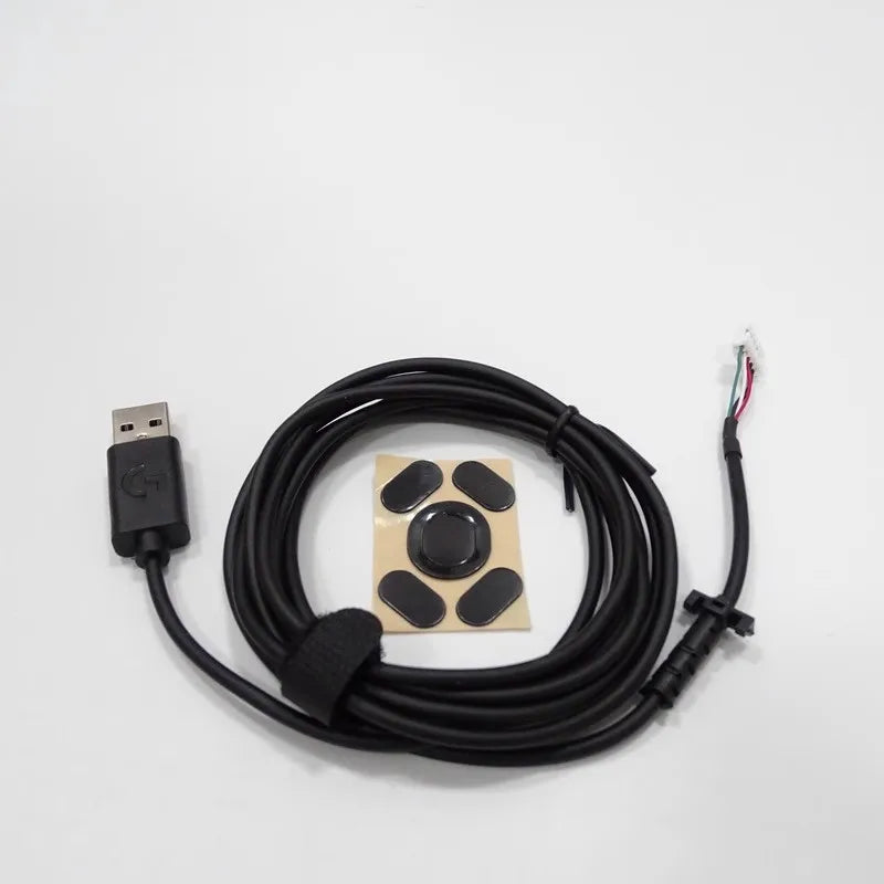 1 Piece Original USB Mouse Cable For Logitech G102 G100 GPRO X Superlight G300S G400S G302 G303 G100S G403 GPW Free Mouse Skates
