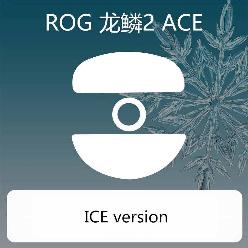 1 Set Meow Gaming Gear MGG Ultraglide Mouse Skates For ROG Harpe II 2 Ace Brake Speed Control Silence Feet ICE Mice Glides PTFE